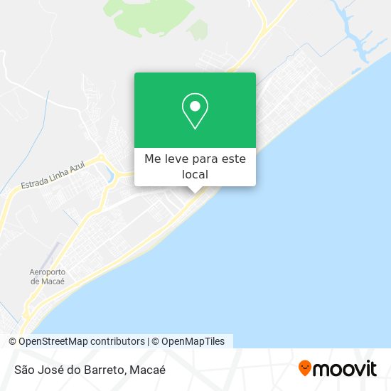 São José do Barreto mapa