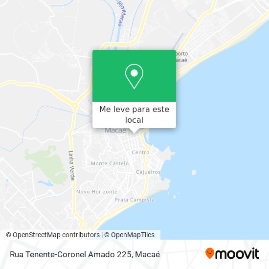 Rua Tenente-Coronel Amado 225 mapa