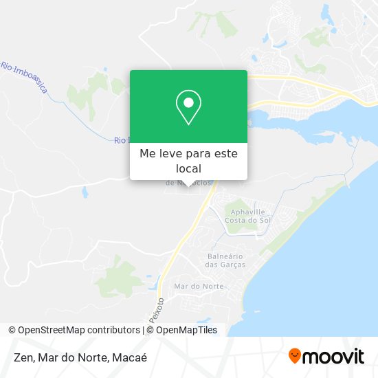 Zen, Mar do Norte mapa