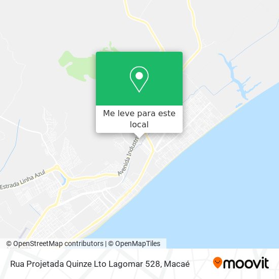 Rua Projetada Quinze Lto Lagomar 528 mapa