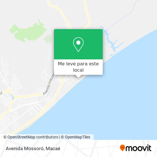 Avenida Mossoró mapa