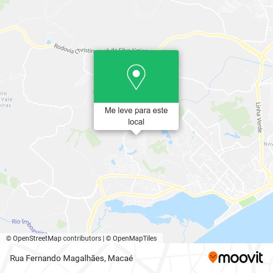 Rua Fernando Magalhães mapa