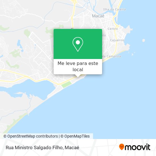 Rua Ministro Salgado Filho mapa