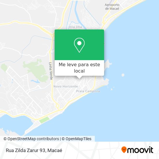 Rua Zilda Zarur 93 mapa