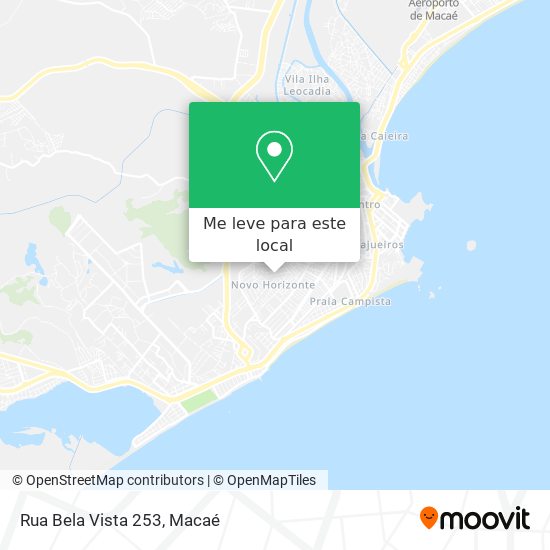 Rua Bela Vista 253 mapa