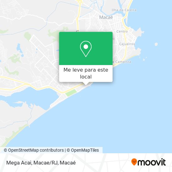 Mega Acai, Macae/RJ mapa