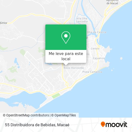 55 Distribuidora de Bebidas mapa