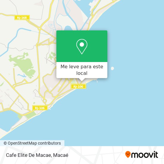 Cafe Elite De Macae mapa