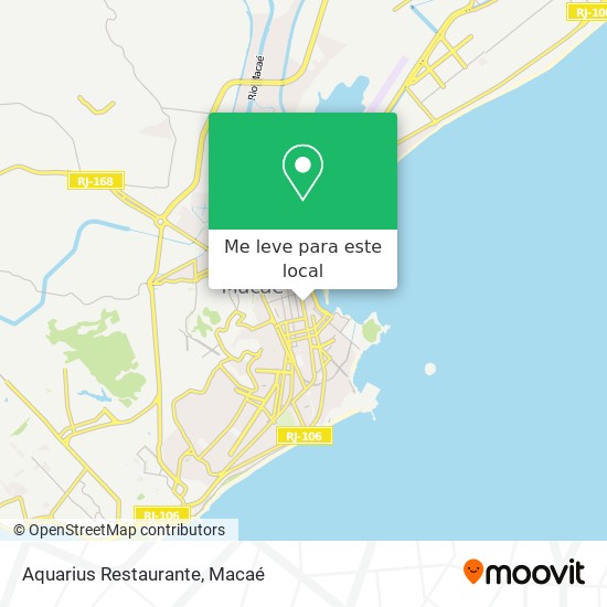 Aquarius Restaurante mapa
