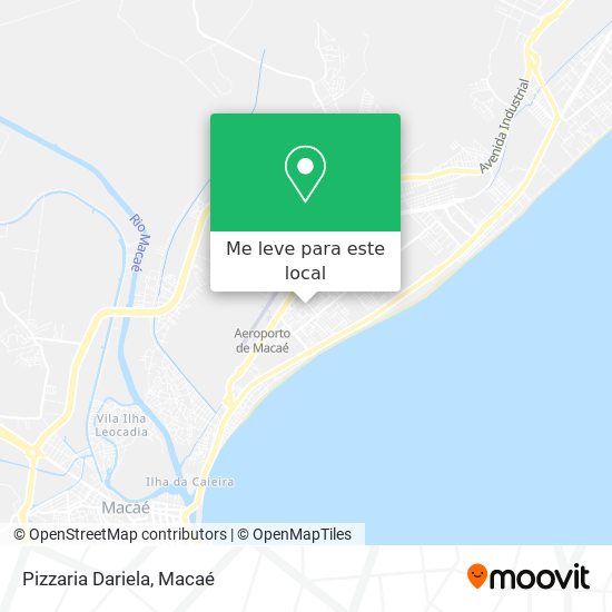 Pizzaria Dariela mapa