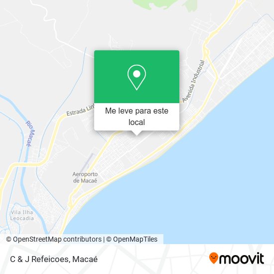 C & J Refeicoes mapa