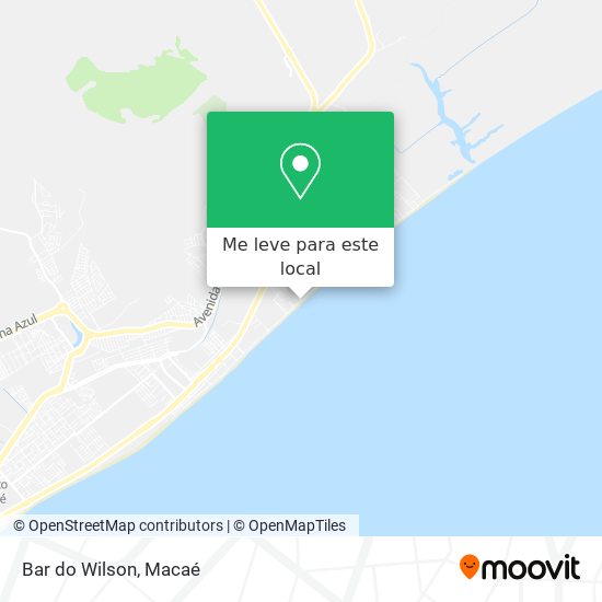 Bar do Wilson mapa