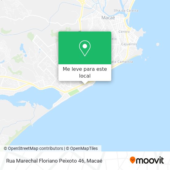 Rua Marechal Floriano Peixoto 46 mapa