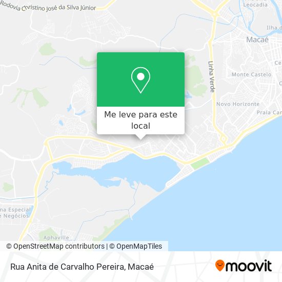Rua Anita de Carvalho Pereira mapa