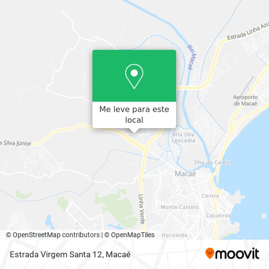 Estrada Virgem Santa 12 mapa