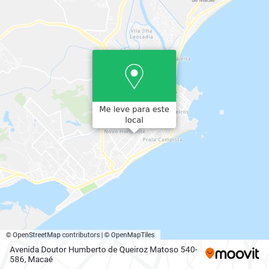 Avenida Doutor Humberto de Queiroz Matoso 540-586 mapa