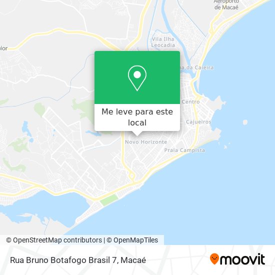 Rua Bruno Botafogo Brasil 7 mapa