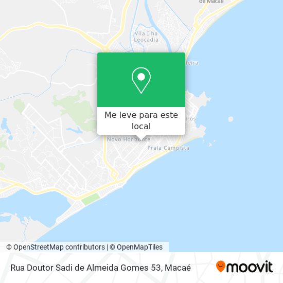 Rua Doutor Sadi de Almeida Gomes 53 mapa