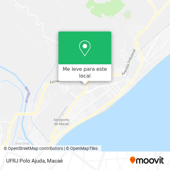 UFRJ Polo Ajuda mapa