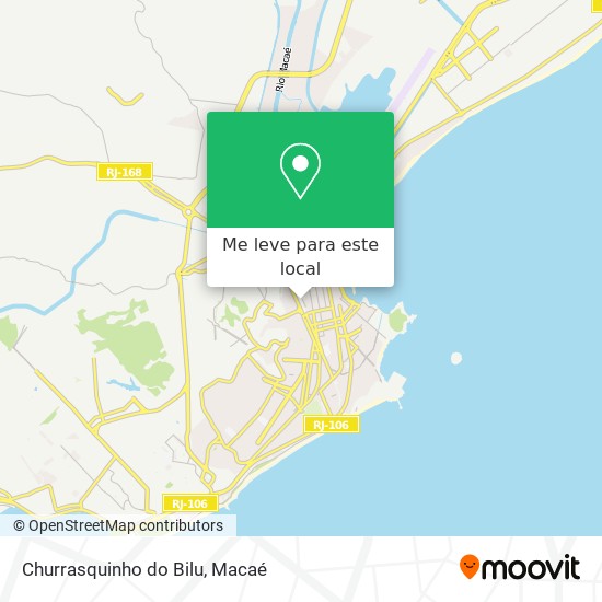 Churrasquinho do Bilu mapa