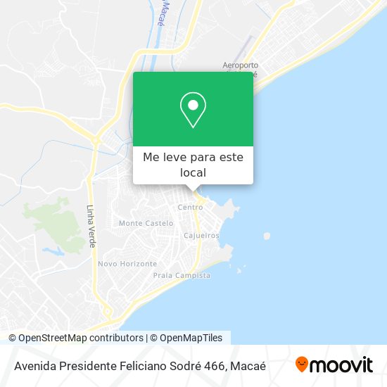 Avenida Presidente Feliciano Sodré 466 mapa