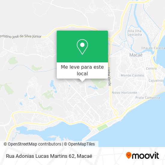 Rua Adonias Lucas Martins 62 mapa