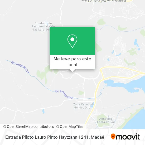 Estrada Piloto Lauro Pinto Haytzann 1241 mapa
