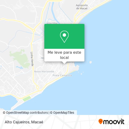 Alto Cajueiros mapa