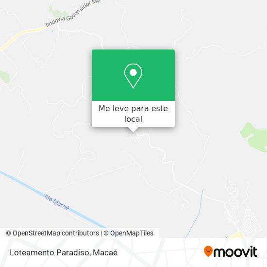 Loteamento Paradiso mapa