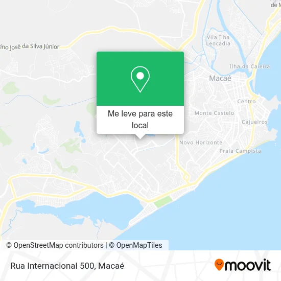 Rua Internacional 500 mapa