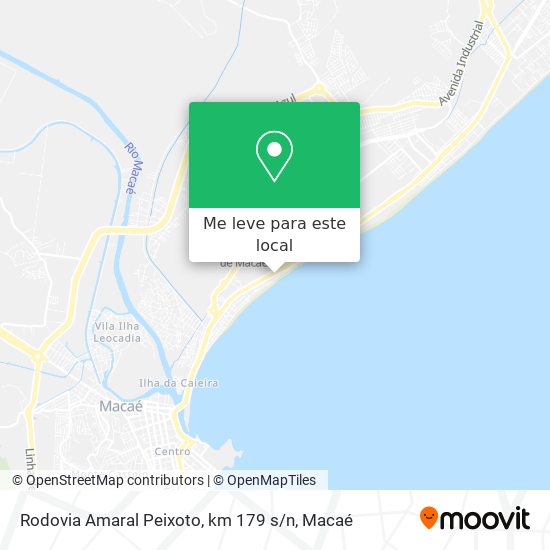 Rodovia Amaral Peixoto, km 179 s / n mapa
