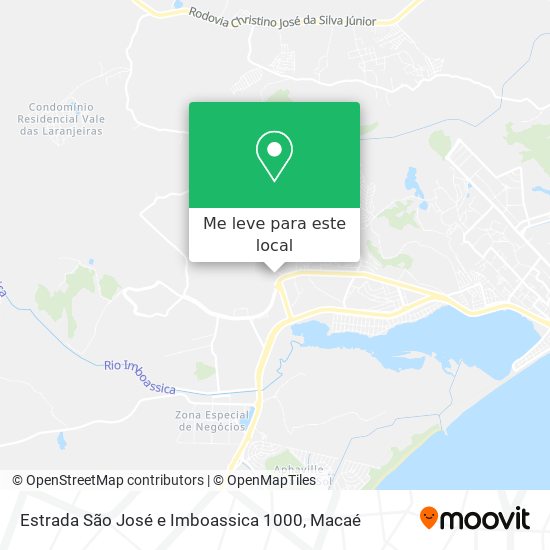 Estrada São José e Imboassica 1000 mapa