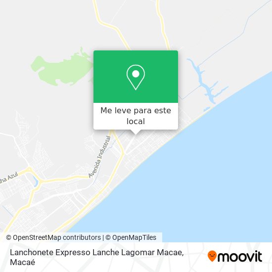 Lanchonete Expresso Lanche Lagomar Macae mapa