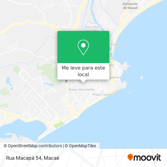 Rua Macapá 54 mapa