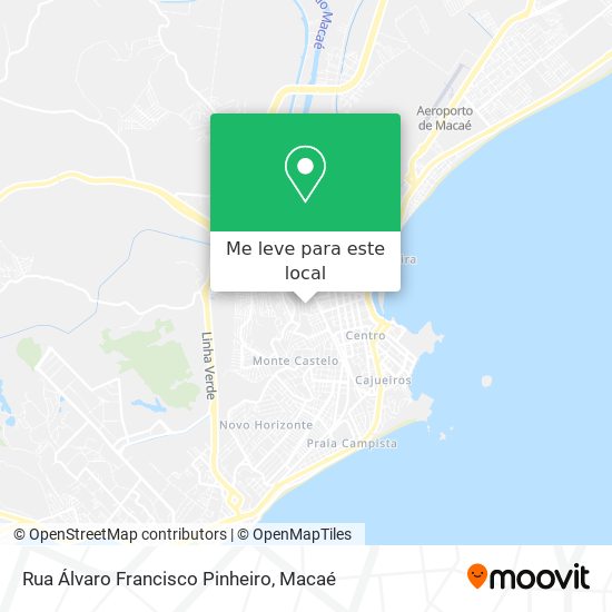 Rua Álvaro Francisco Pinheiro mapa