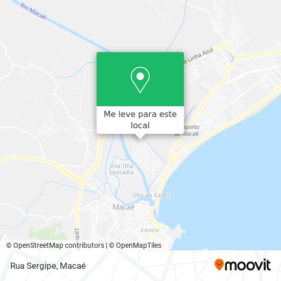 Rua Sergipe mapa