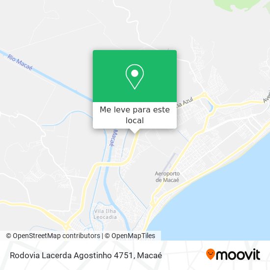 Rodovia Lacerda Agostinho 4751 mapa