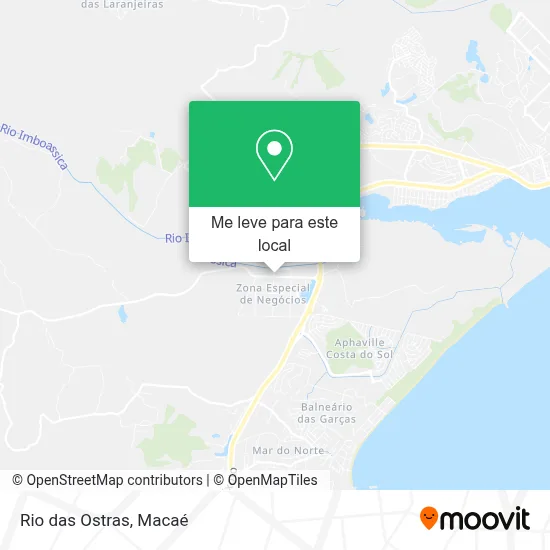 Rio das Ostras mapa