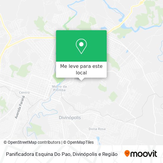 Panificadora Esquina Do Pao mapa