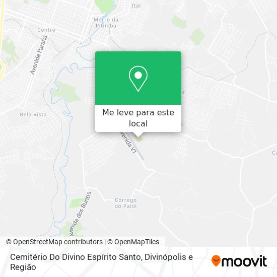 Cemitério Do Divino Espírito Santo mapa