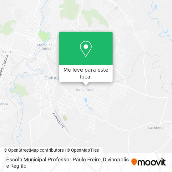 Escola Municipal Professor Paulo Freire mapa