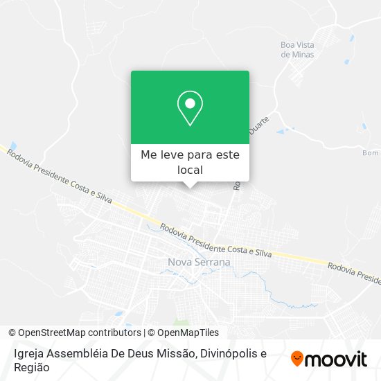 Igreja Assembléia De Deus Missão mapa