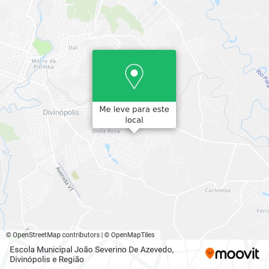 Escola Municipal João Severino De Azevedo mapa