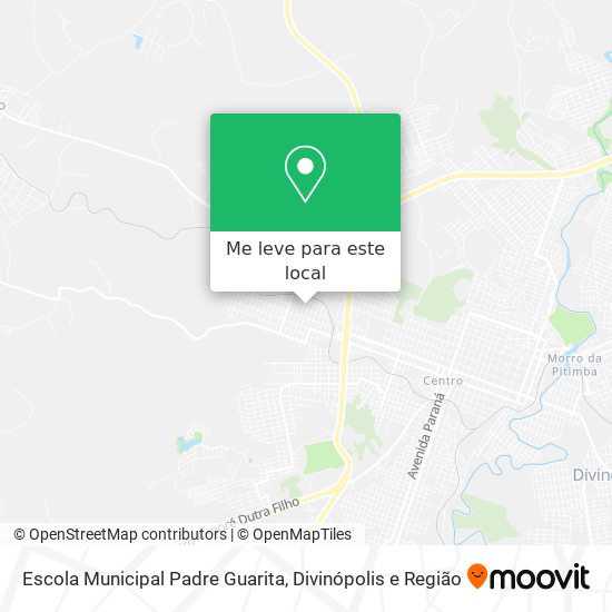 Escola Municipal Padre Guarita mapa
