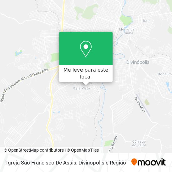 Igreja São Francisco De Assis mapa