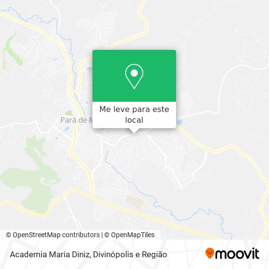 Academia Maria Diniz mapa