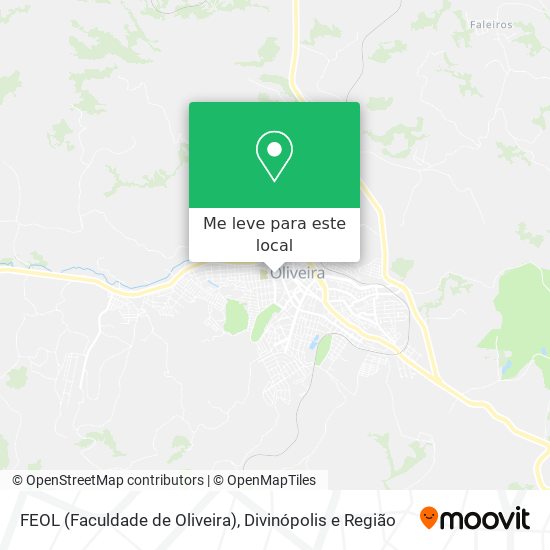 FEOL (Faculdade de Oliveira) mapa