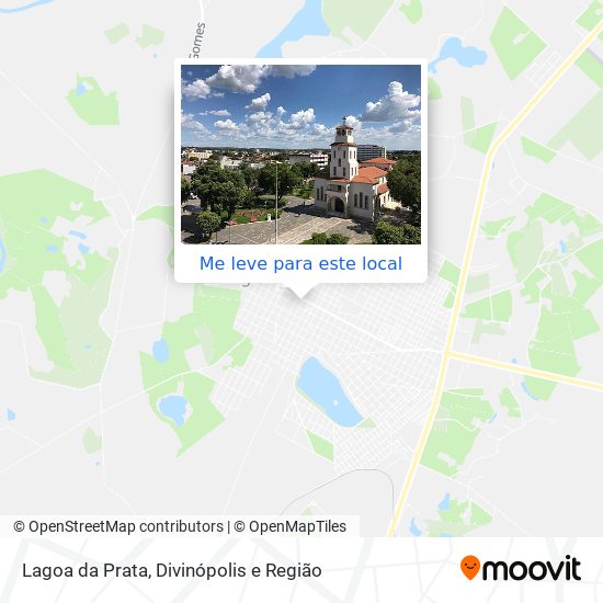 Lagoa da Prata mapa