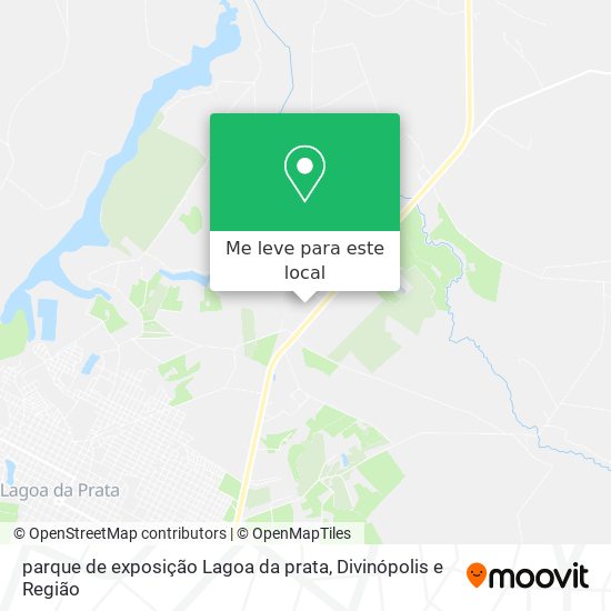 parque de exposição Lagoa da prata mapa