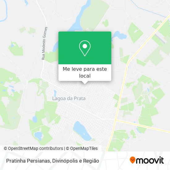 Pratinha Persianas mapa